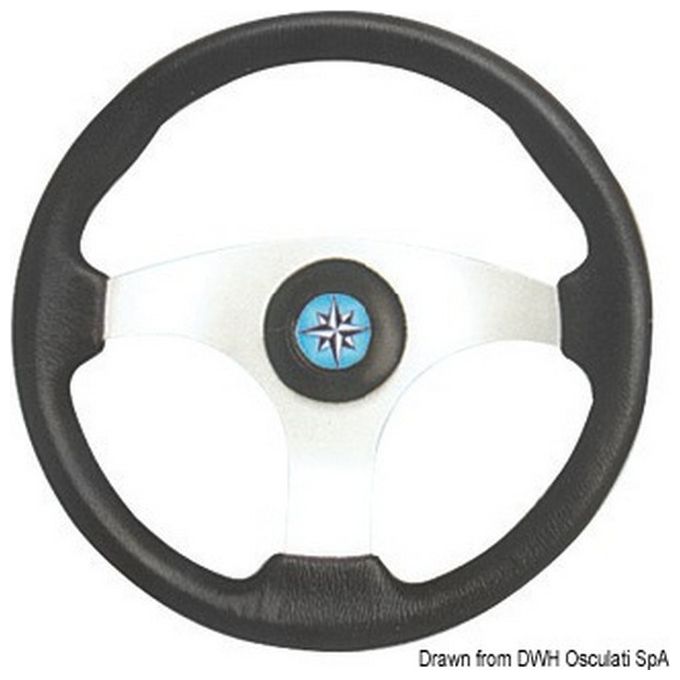 Volante Technic nero-argento 45.163.03