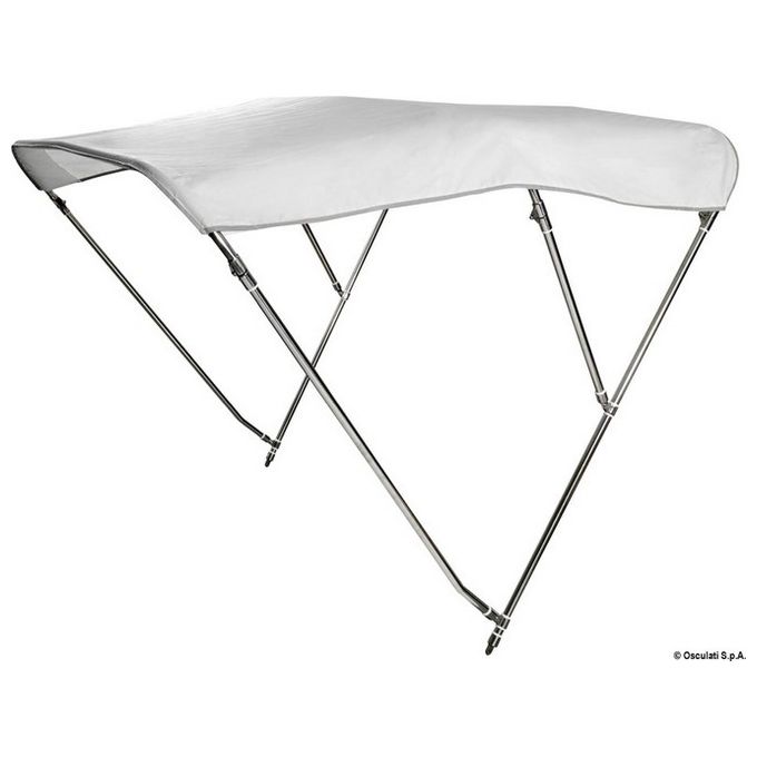 Tendalino 3 archi Inox alto cm 160-170 bianco 46.920.02