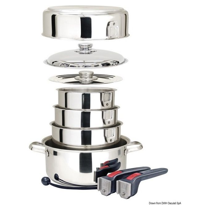 Magma Europe Pentole impilabili popote int. inox