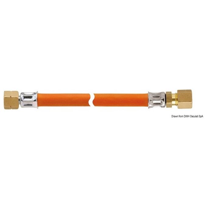 GOK Tubo G 1-4 LH x RVS 8 x 400 mm