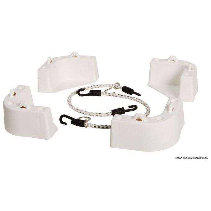 Kit fissaggio universale ghiacciaie 4 angoli 50.156.12