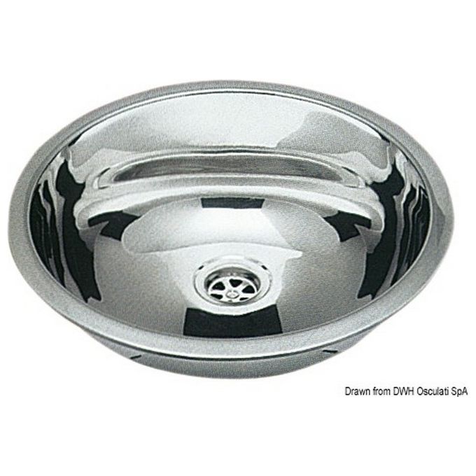 Lavello inox tondo 387 mm 50.186.85
