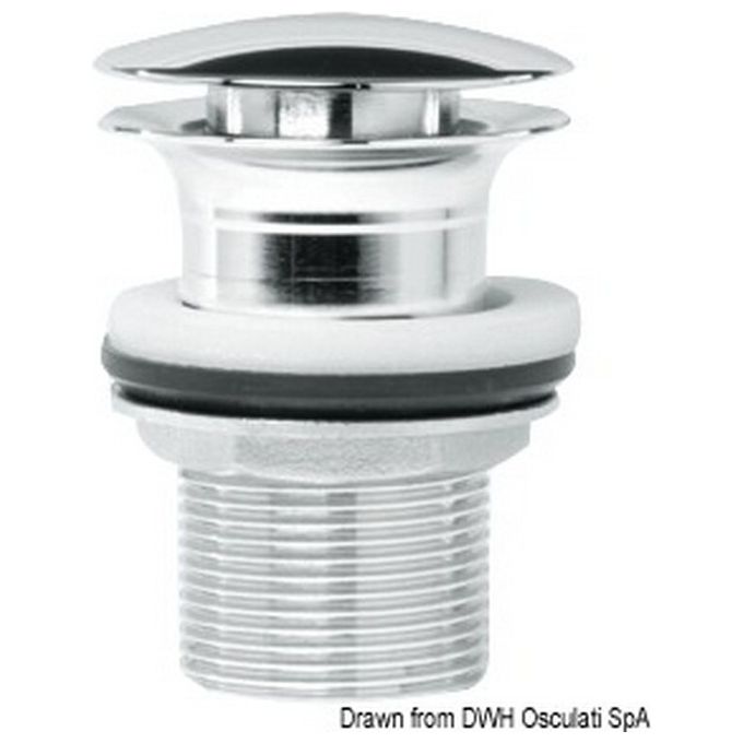 Piletta in ottone cromato 50.186.97