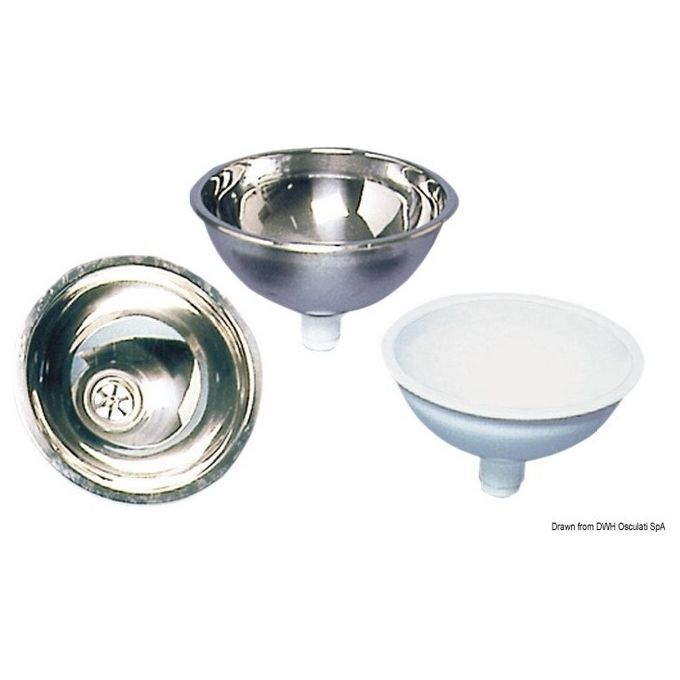Lavello semisfera inox 350 x 150 mm 50.188.91