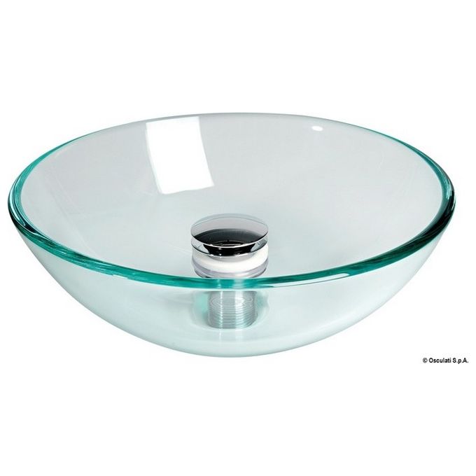 Lavello semisferico in vetro 280 mm 50.189.34