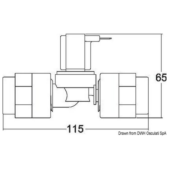 Tecma Elettrovalvola Tecma plastica 12 V