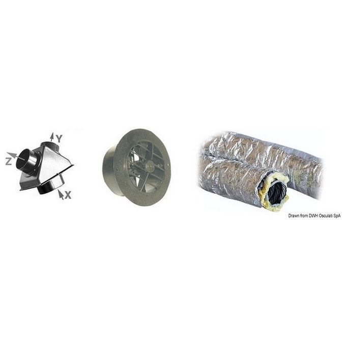 Climma Kit accessori aria 2 gradi uscita versione B