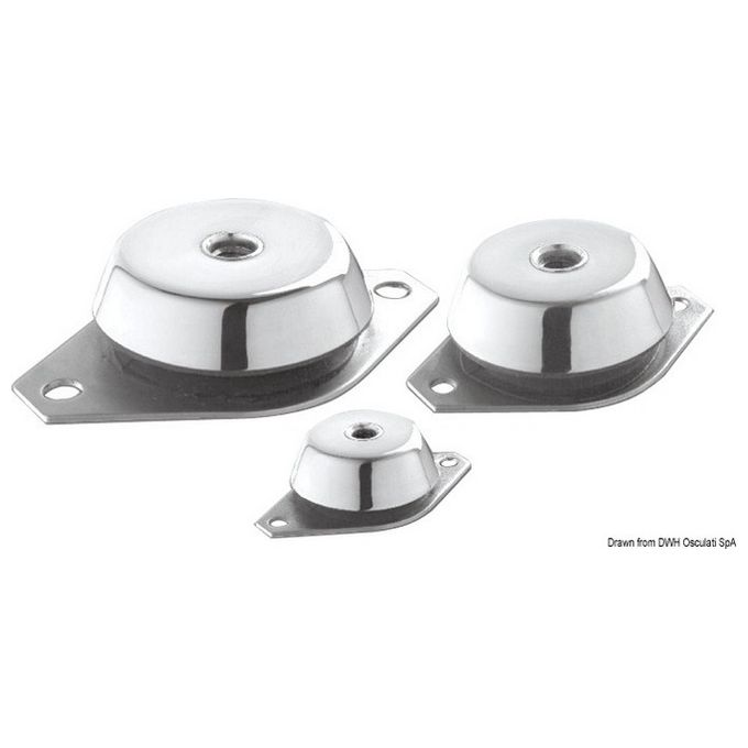 Supporto antivibrante inox 350 kg 51.655.04