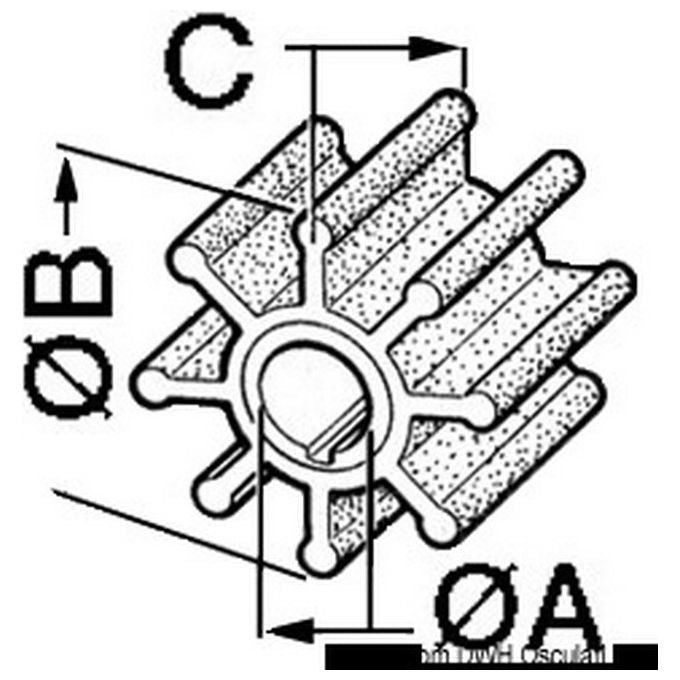 Cef marine Girante MERCURY 40-60 HP