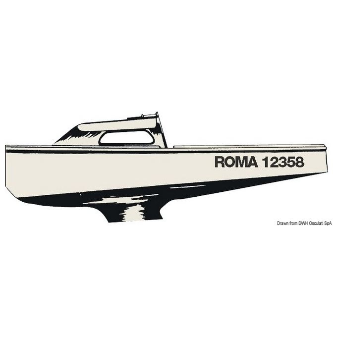 Lettere bianche V 20 cm 54.532.10BI-V