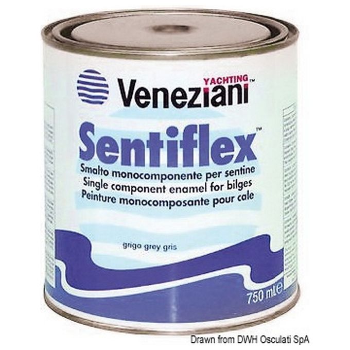 Veneziani Smalto monocomponente per sentina grigio 750 ml