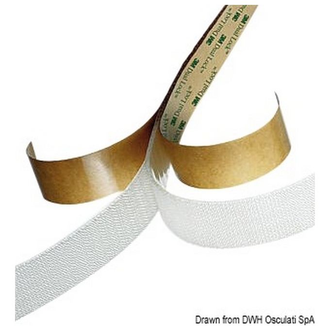 3M Dual Lock trasparente 25 mm x 46 m