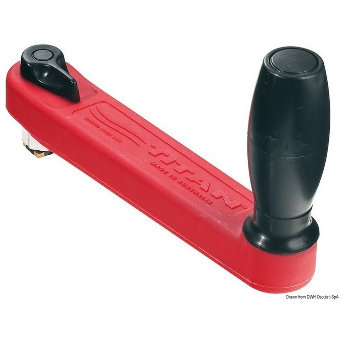 Lewmar Manovella Titan 200 mm rossa