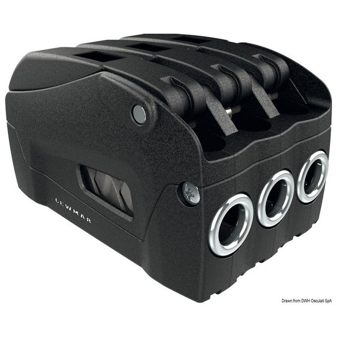 Lewmar Stopper D2 triplo per cime 10-12 mm