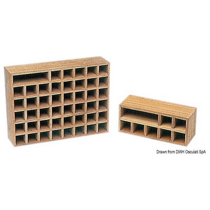 ARC Contenitore teak per 7 bandiere