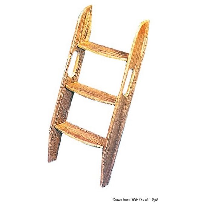 ARC Scaletta teak 101cm 3 gradini