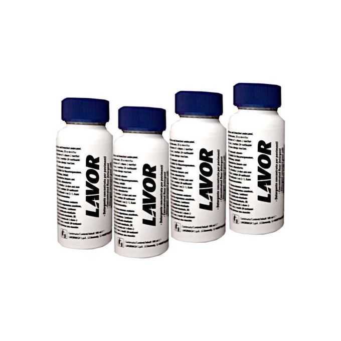 Lavor 00100037 Confezione 4 Flaconi Detergente Sprin