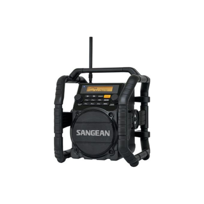 Sangean 001149 U-5 DBT Radio da cantiere DAB+ FM Bluetooth IP64 colore Nero