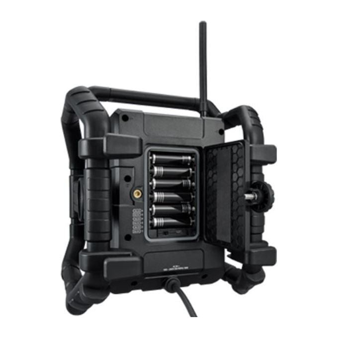 Sangean 001149 U-5 DBT Radio da cantiere DAB+ FM Bluetooth IP64 colore Nero