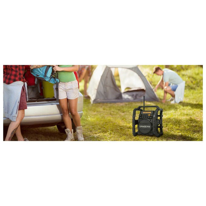 Sangean 001149 U-5 DBT Radio da cantiere DAB+ FM Bluetooth IP64 colore Nero
