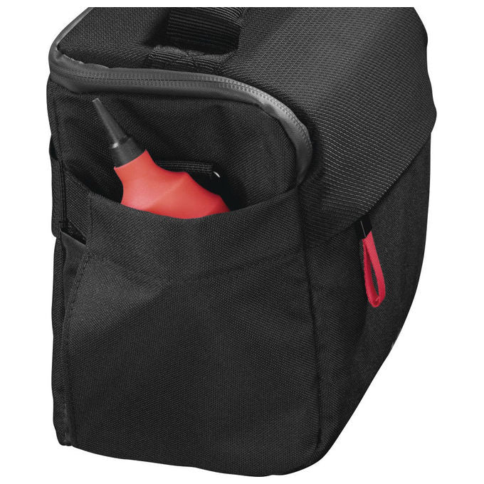Hama 00121339 Matera Borsa da spalla in poliestere con tracolla e tasca laterale colore Nero