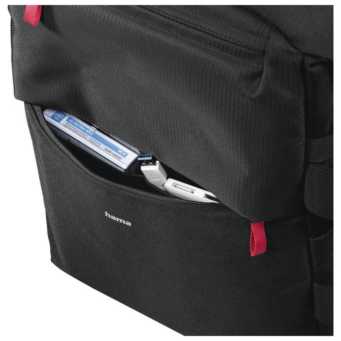 Hama 00121341 Matera Zaino con Scomparto Notebook e Tracolla colore Nero