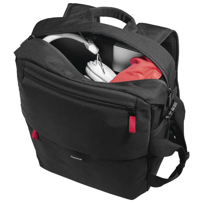 Hama 00121341 Matera Zaino con Scomparto Notebook e Tracolla colore Nero