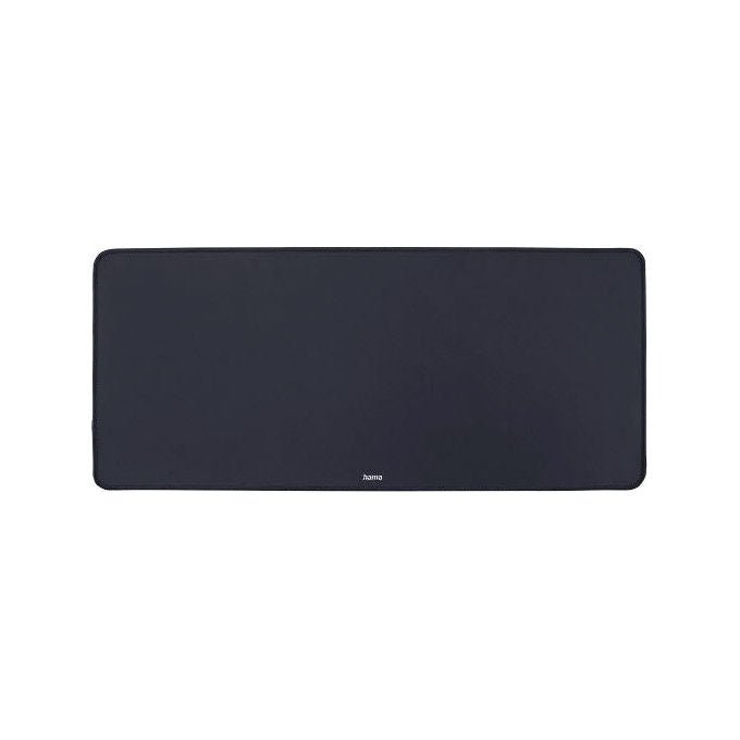 Hama 00126877 Business XL Tappetino per Mouse 70x30 cm Superficie Tessuto Fondo Antiscivolo Bordi Cuciti colore Nero