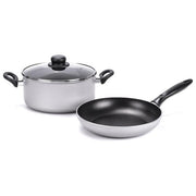 Moneta Set Padelle 26cm+Casseruola 2 Manici 24cm con Coperchio