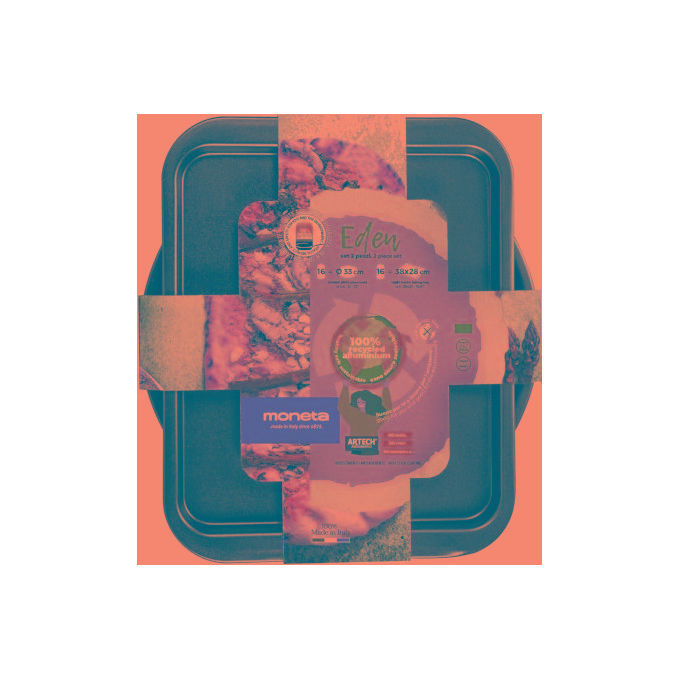 Moneta Set Eden Pizza 33 con Teglia 38x28cm