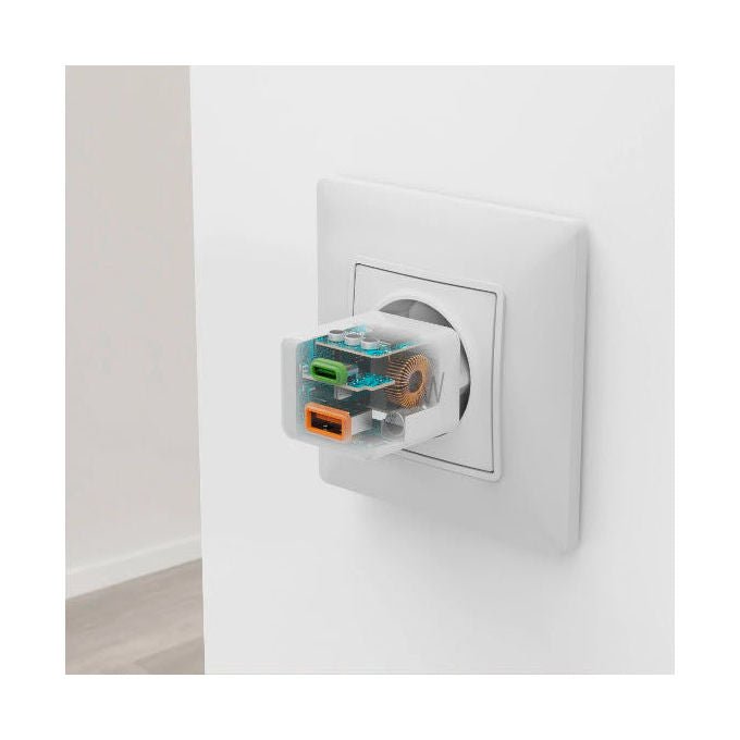 Hama 00201991 Caricatore da Rete Fast Charge USB-C USB-A 20 W Power Delivery Quick Charge colore Bianco