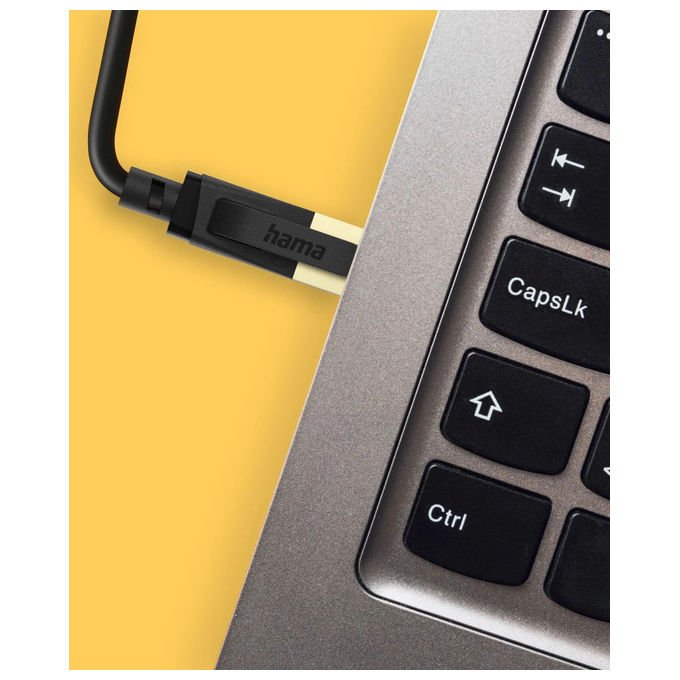 Hama 00202001 Cavo di rete Cat8 S-FTP 1,5 m 40000 Mbit-s Oro Nero