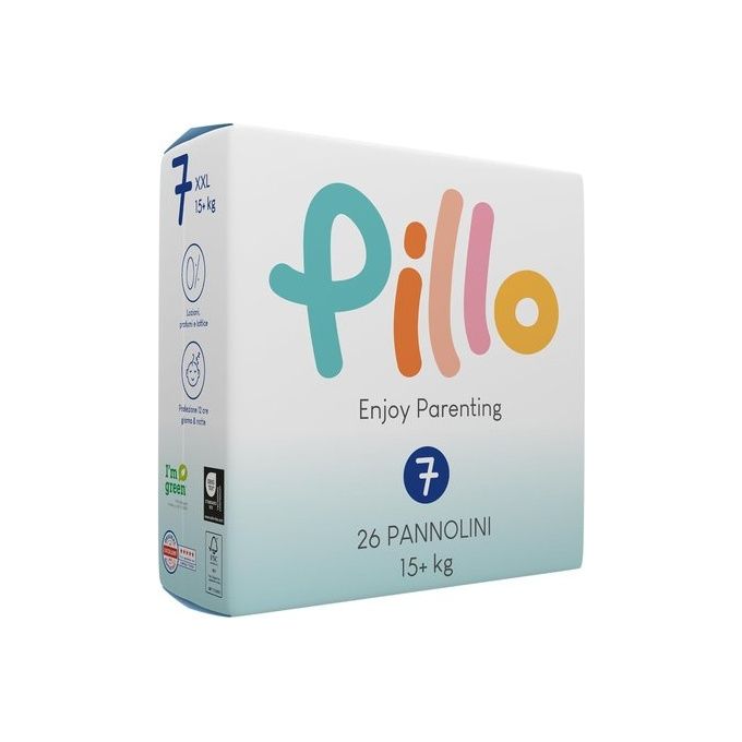 Pillo Pannolini Enjoy Parenting Misura 7 XXL