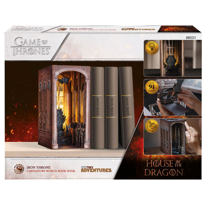 Revell 00531 Tiny Adventure Iron Throne - House of the Dragon Modello di nave passeggeri Kit di montaggio 91 pz colore Multicolore