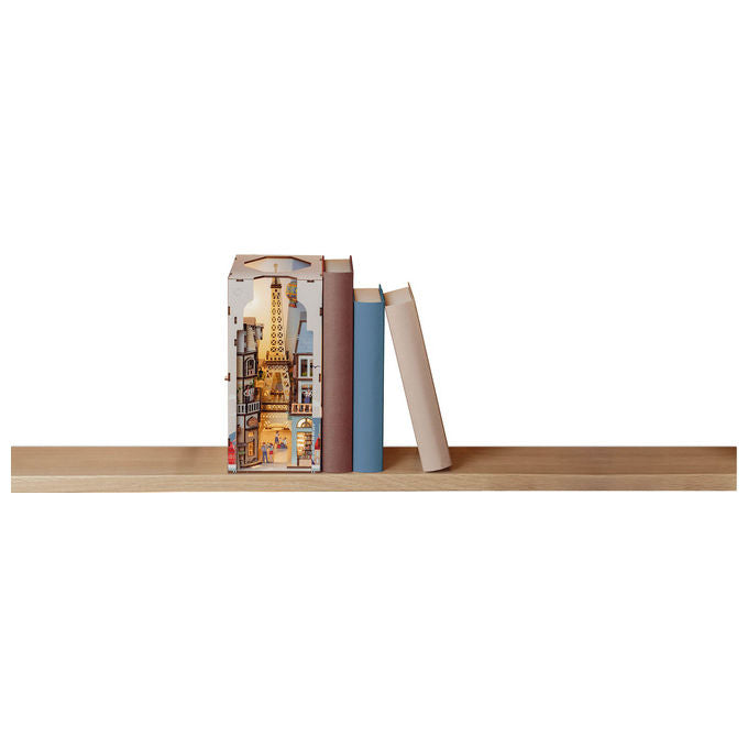 Revell 00539 Piccole Avventure Book Nook Parigi con Illuminazione LED e Montaggio Facile colore Multicolore