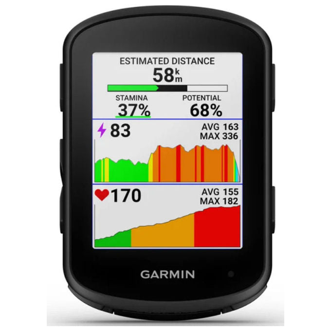 Garmin 010-02695-01 Edge 840 Computer da bicicletta wireless Touchscreen 6,6 cm (2.6'') Risoluzione 246 x 322 Pixel Memoria 32 GB Durata batteria 26 h colore Nero