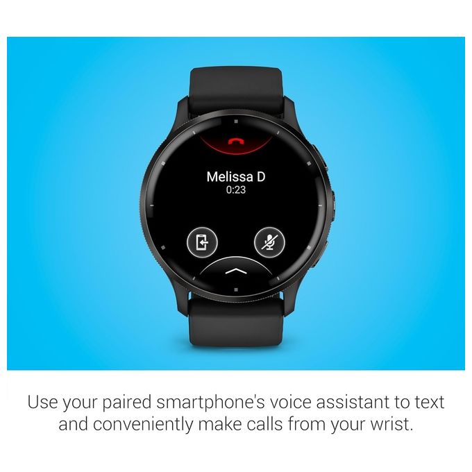 Garmin Venu 3 45mm 1.4'' Amoled GPS Sport Salute Notifiche Black and Slate con cinturino in silicone
