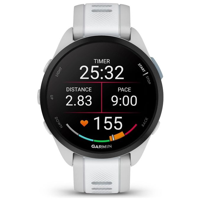 Garmin Forerunner 165 43mm 1.2'' GPS Sport Salute Notifiche Mist grey-Whitestone
