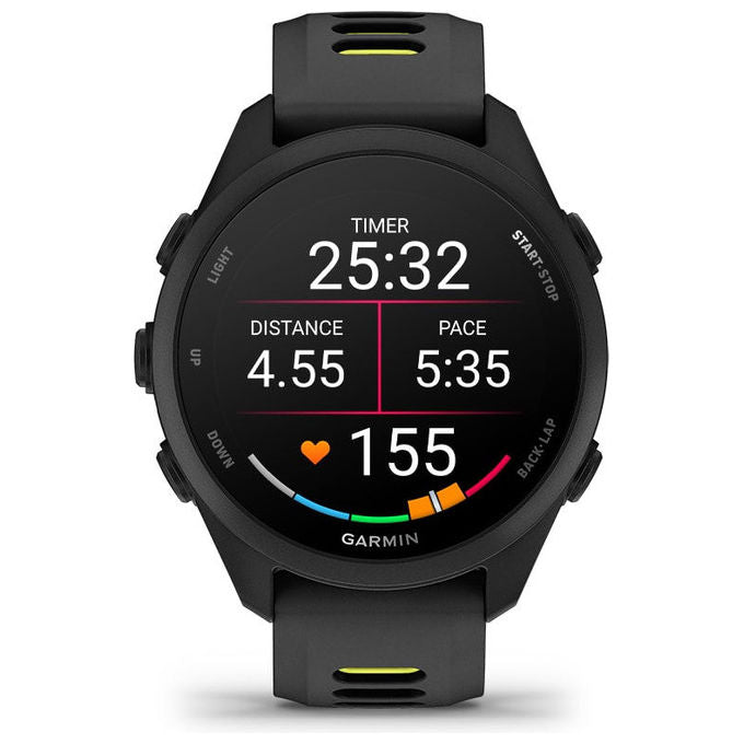 Garmin 010-03920-00 Forerunner 170 Smartwatch AMOLED 1,2'' GPS colore Nero-Amp Giallo