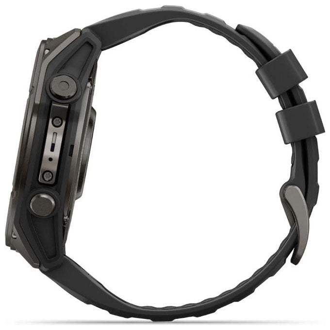 Garmin 010-04763-11 f?nix 9 Smartwatch 51 mm Display AMOLED 1.4'' Memoria 64 GB GPS Wi-Fi Cardiofrequenzimetro Cassa Titanio colore Grigio