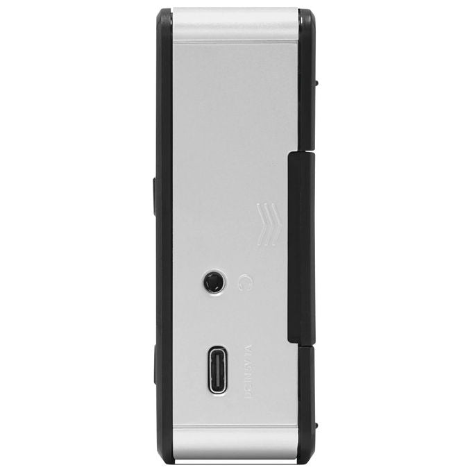 TechniSat 0100-4997 DIGITRADIO 1A Radio portatile DAB+ con tecnologia ASA per allarme sicurezza automatico FM jack cuffie memoria 20 stazioni display OLED batteria fino a 10 ore colore Nero