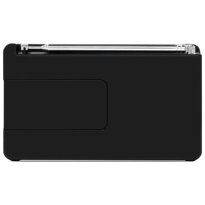 TechniSat 0100-4997 DIGITRADIO 1A Radio portatile DAB+ con tecnologia ASA per allarme sicurezza automatico FM jack cuffie memoria 20 stazioni display OLED batteria fino a 10 ore colore Nero