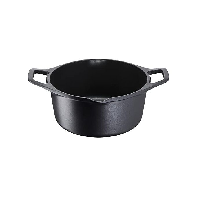 Lagostina Aroma Casseruola Fonda 2 Maniglie Coperchio Alluminio Pressofuso 24cm