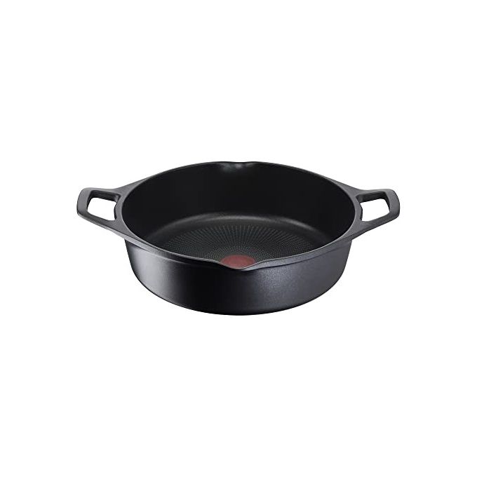 Lagostina Aroma Casseruola Bassa 2 Maniglie Coperchio Alluminio Pressofuso 28cm