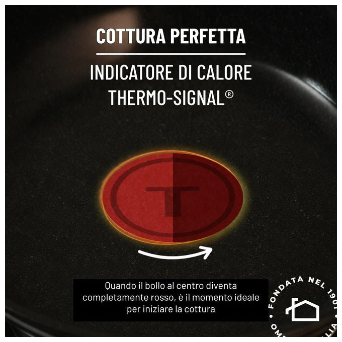 Lagostina 0102976000007 Ingenio Rubino Set padelle Antiaderente Manico rimovibile Induzione Gas 7 pezzi colore Nero Rosso