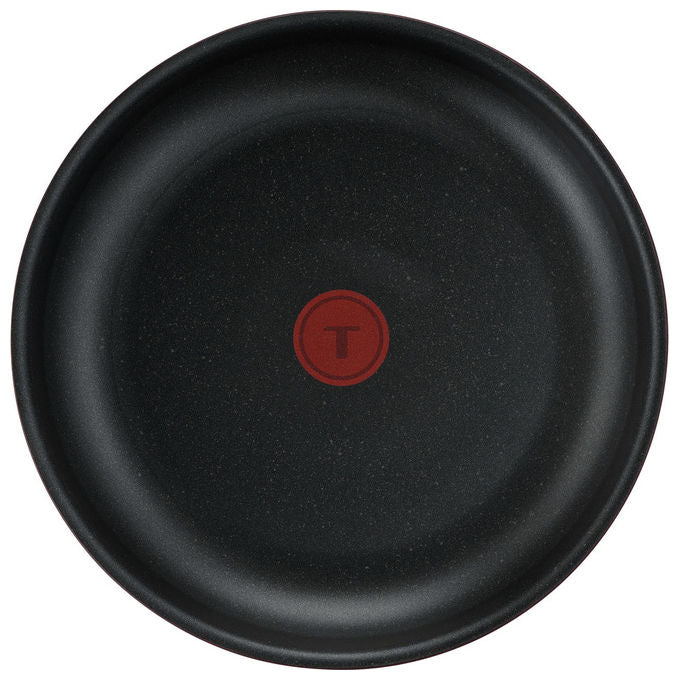 Lagostina 0102976000007 Ingenio Rubino Set padelle Antiaderente Manico rimovibile Induzione Gas 7 pezzi colore Nero Rosso