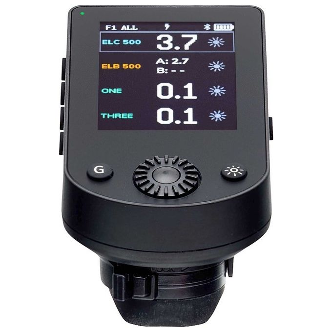 Elinchrom EL-19382 Transmitter Pro X per Nikon Controllo Potenza Flash e Lampade Pilota HSS Hi-Sync fino a 1-8000 s 20 Canali 4 Gruppi Bluetooth Integrato 2.4 GHz Portata fino a 200 m Alimentazione 2 Batterie AA colore Nero