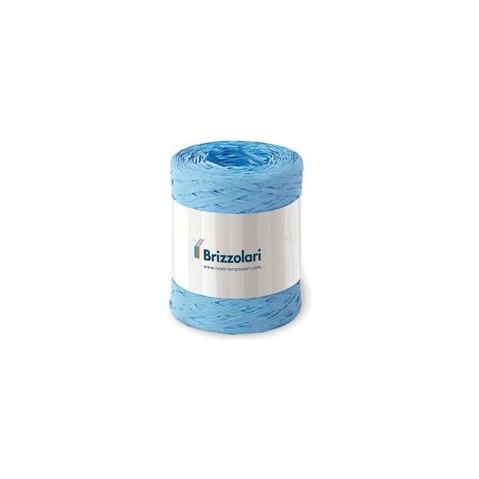 Brizzolari Rafia Sintetica 6802 100mt Azzurro