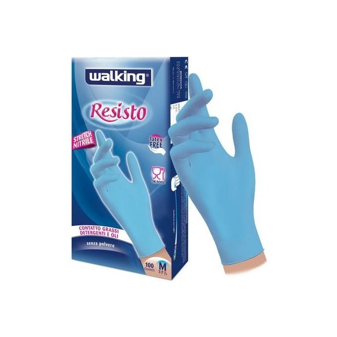 Brenta Guanti in Nitrile Resisto 100 Pezzi Misura M