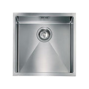 CM 012002XCSSP Serie Filoraggiato 3'' Lavello Acciaio Inox Satinato da incasso Sottotop 1 Vasca 45x45cm